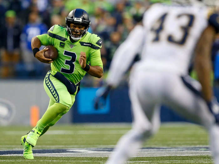 2019: Another stellar season from Wilson put Seattle back in the hunt.  