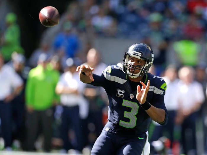 2016: Wilson helped the Seahawks on yet another playoff run despite suffering several injuries during the season.