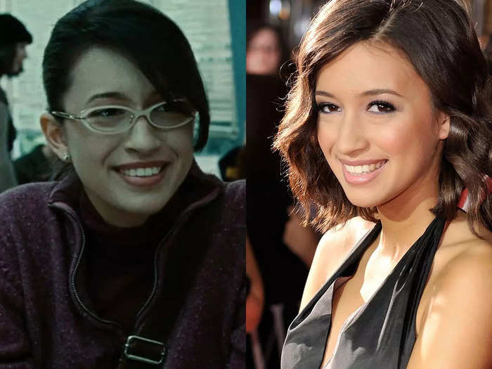 Christian Serratos, 18, portrayed Angela, a shy student at Forks High School.