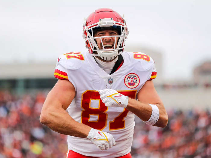 Travis Kelce is a superstar tight end for the Kansas City Chiefs.