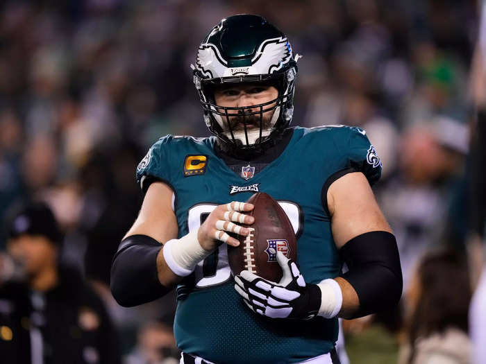 Jason Kelce is the longtime starting center for the Philadelphia Eagles.