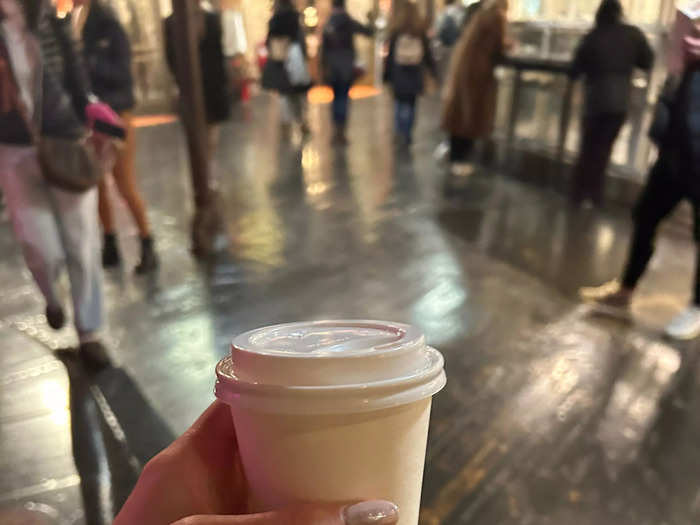 Chelsea Market is a giant food hall and retail space. This time, I popped by a coffee shop for an espresso to fuel the rest of my walk.