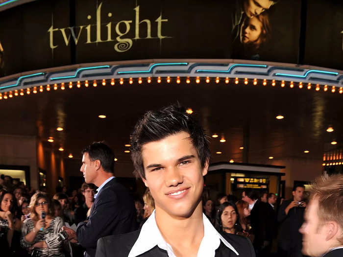 Taylor Lautner also became a star playing Jacob Black.