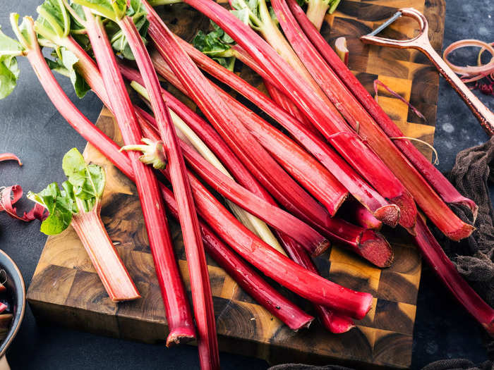 Rhubarb is a bright vegetable with a dark side.