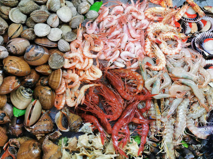 Shellfish can absorb dangerous bacteria from the sea.