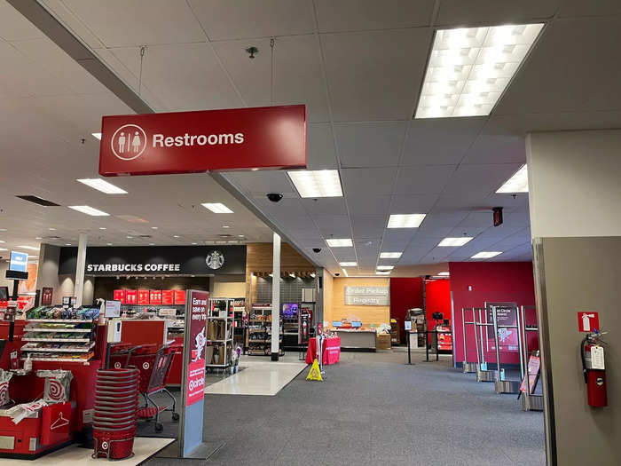 The store also had public restrooms, which my local New York City Target didn