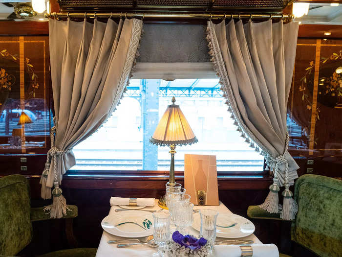 Limiting energy use and waste is a priority on the Venice Simplon-Orient-Express.