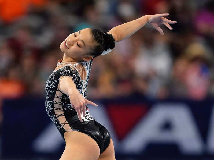 Team USA gymnast Leanne Wong