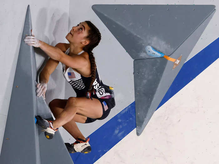 American Olympic rock climber Brooke Raboutou