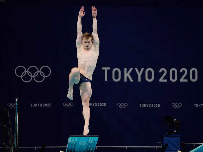 American Olympic diver Andrew Capobianco