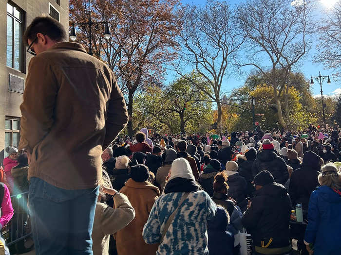 I left after about an hour to try to beat the rush — and was stunned to find that the crowd extended almost halfway down the block behind me.