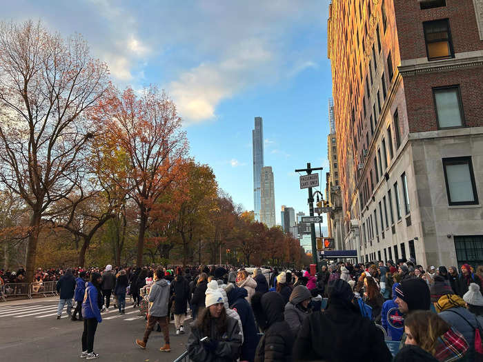 People steadily started arriving, filling in the sidewalk and street behind me. Every time I turned around, I was stunned more had arrived.