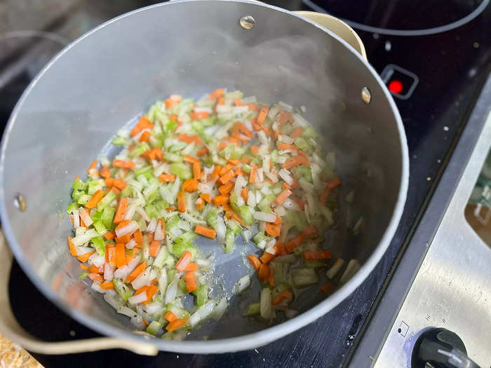 Right from the beginning, the soup felt perfectly rustic.