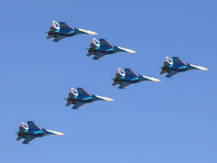 Although the Russian Knights, the air force