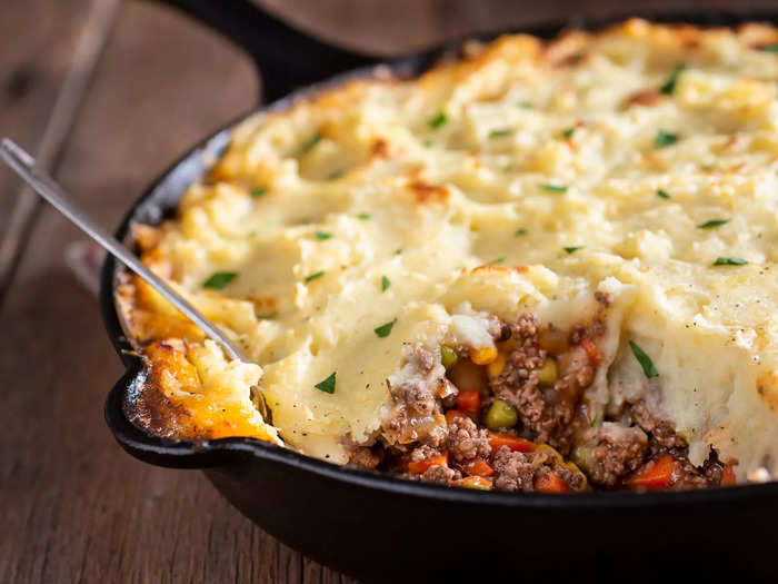 Turn extra potatoes into a nutritious shepherd’s pie 