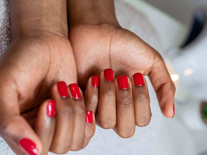 Red nails continue to trend all over social media.