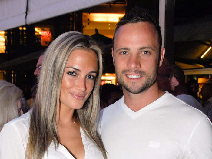 Pistorius and his girlfriend Reeva were only together for three months before he killed her.