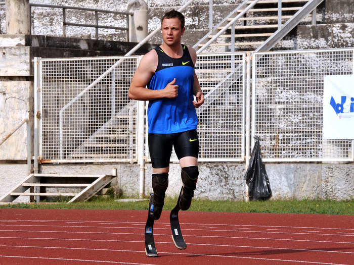 In 2004, Pistorius won the 200-meter event in the Paralympic Games. 