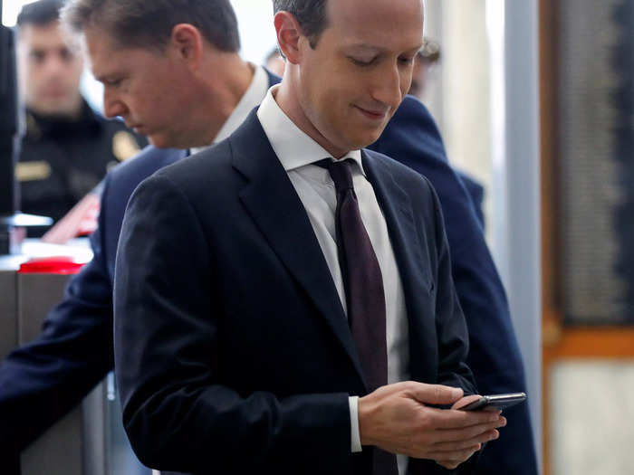 After waking up around 8 a.m., the Meta CEO immediately checks Facebook, Facebook Messenger, and WhatsApp on his phone before he even puts on his contacts.