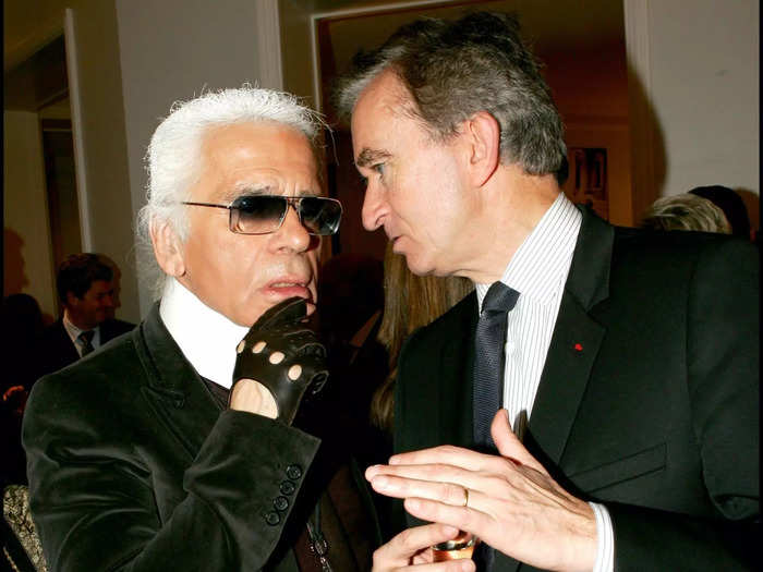 Arnault considered the legendary designer and Chanel creative director Karl Lagerfeld a good friend.