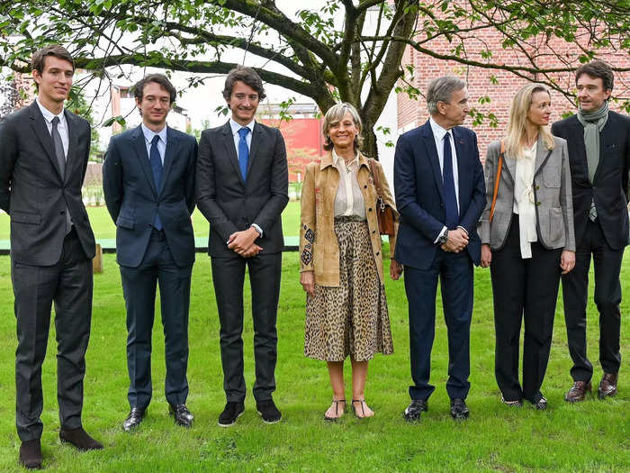 Arnault has five children: two with his first wife and three with his current wife.