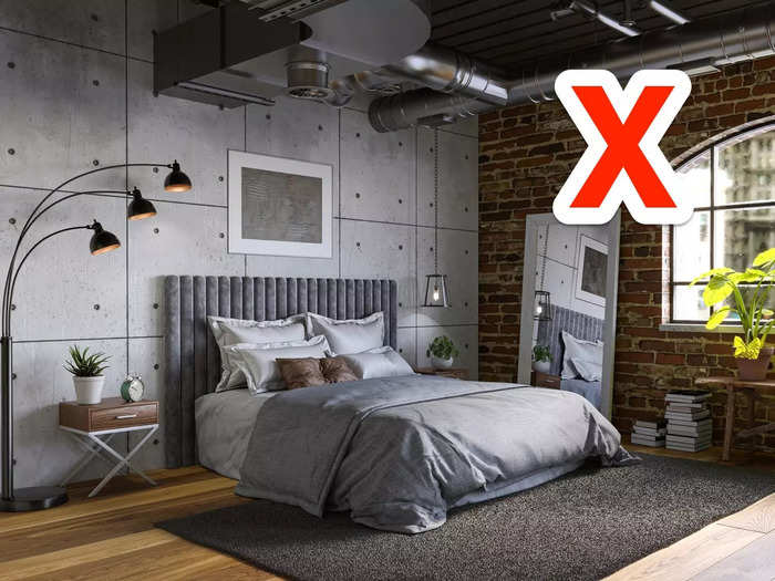 The industrial bedroom trend needs to be put to bed. 