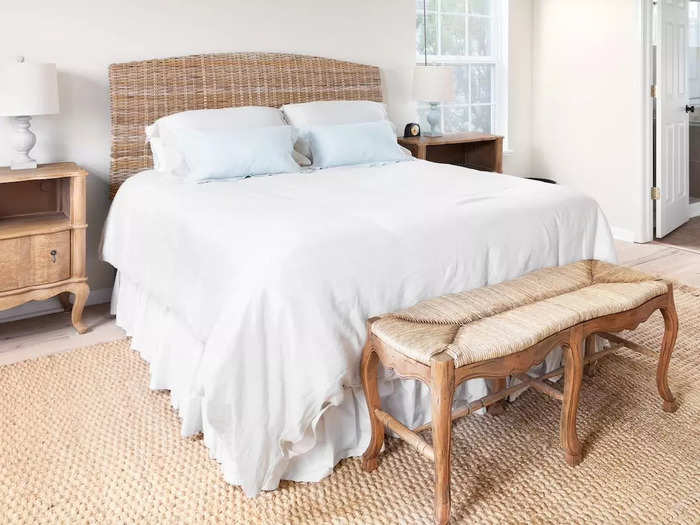 Bed skirts are making a comeback in a big way. 