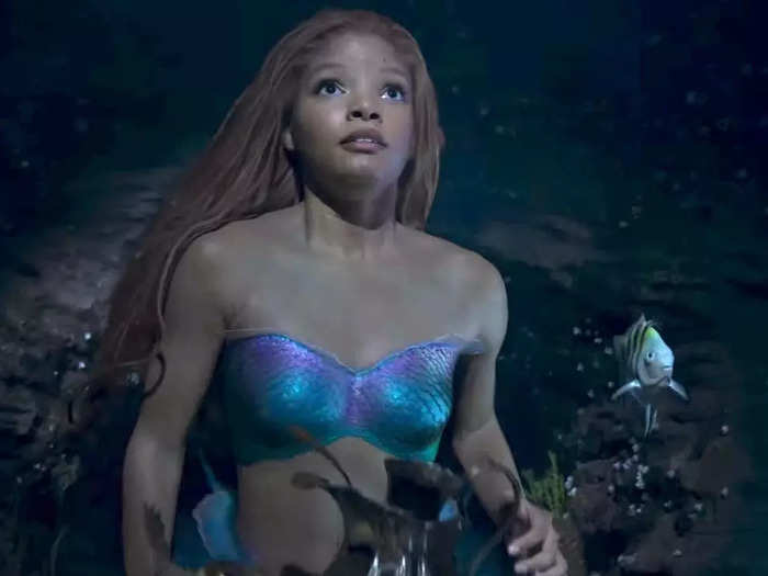 7. Halle Bailey and Melissa McCarthy were the best parts of "The Little Mermaid."