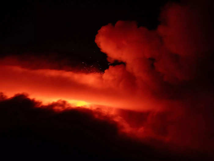 Ash and volcanic rocks have littered cities in the past.