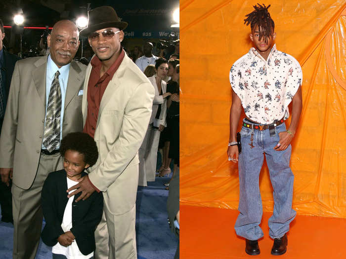 Jaden Smith in 2004 vs. 2023. 