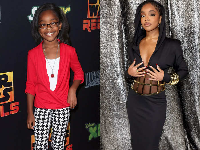 Marsai Martin in 2014 vs. 2023.