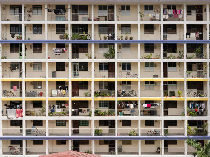 Over 1 million public housing flats have been built across Singapore since 1960.