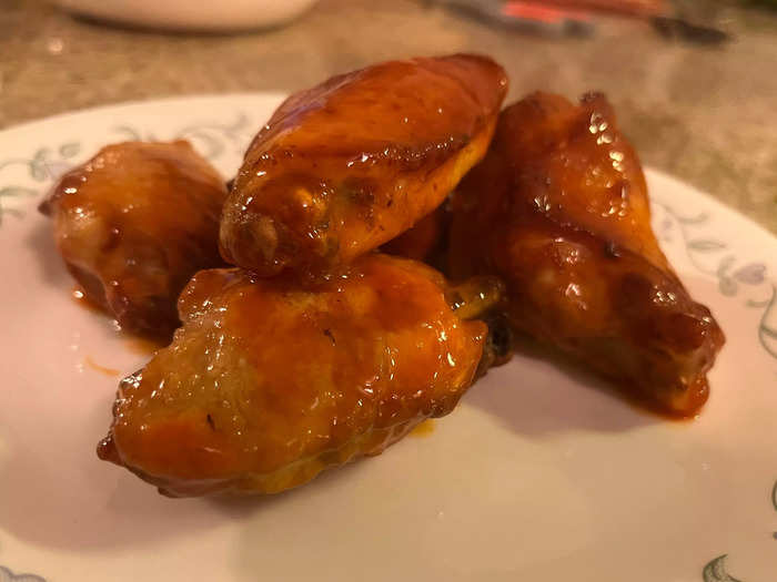 The wings lived up to the hype from TikTok.