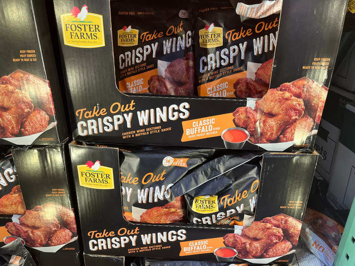 Foster Farms Take Out crispy wings seemed promising. 