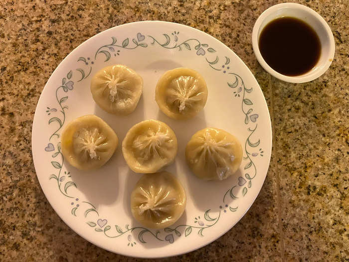 The dumplings were great when I steamed them. 