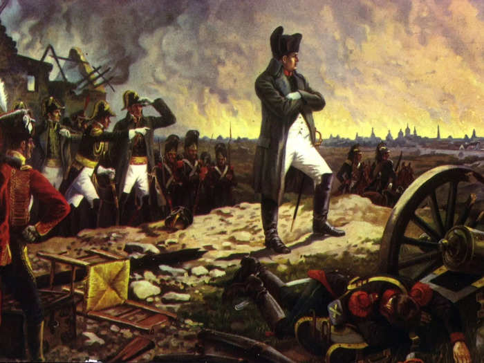 The invasion of Russia began in June 1812 and lasted six months. 