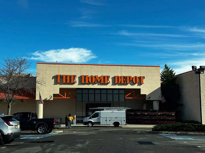 Next, it was time to shop at Home Depot.