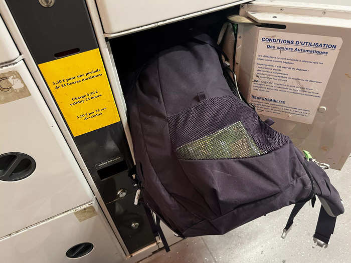 The train station in Paris was centrally located and well-equipped.