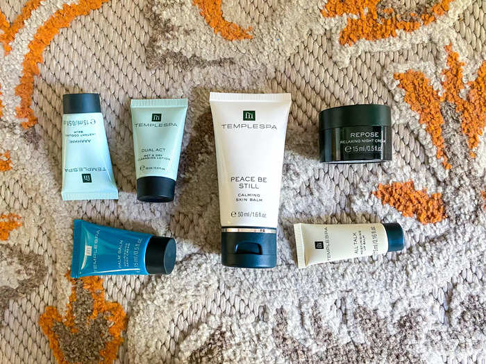 Inside the vanity, I found toiletries that made my stay feel even more luxurious. 