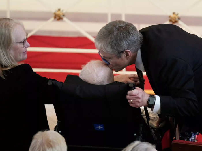 Amy Carter, Rosalynn, and Jimmy Carter