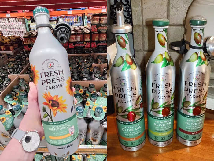 The Fresh Press Farms oils are delicious and produced in the US.