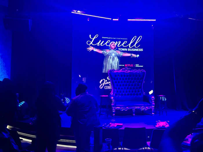 Seeing Luenell at the Jimmy Kimmel Comedy Club made me laugh and feel inspired.