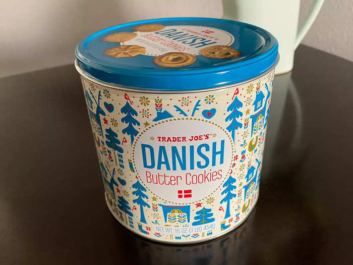 The cute packaging for the Danish butter cookies caught my eye.