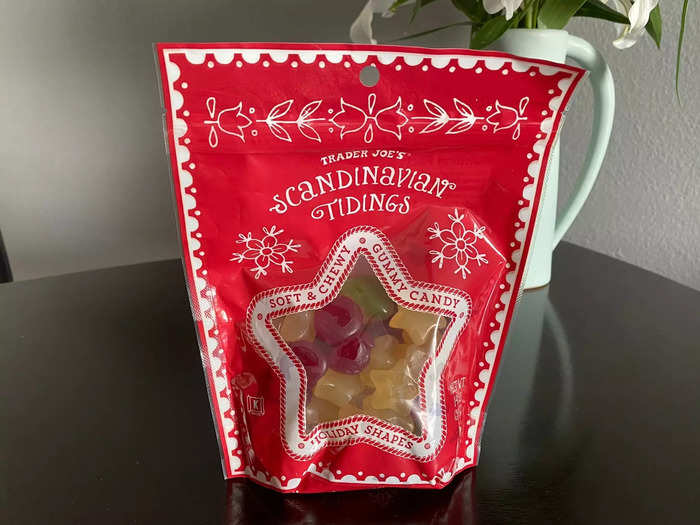 The Scandinavian Tidings gummies looked really cute in the package.