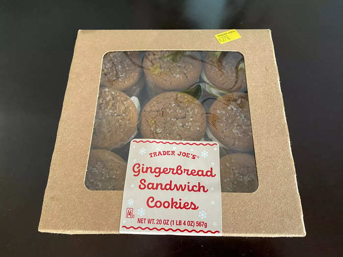 I was impressed by the number of gingerbread sandwich cookies in each package.