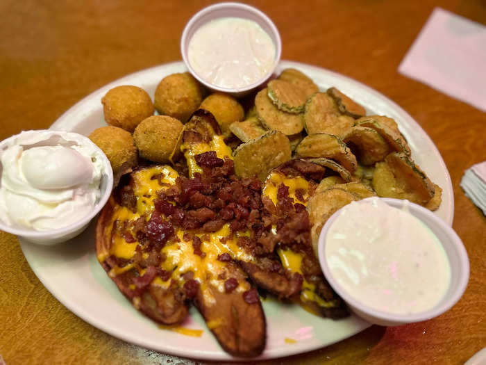 For an appetizer, we shared a decent fried combo.