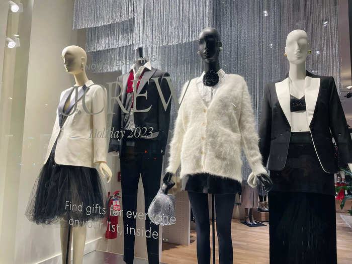 Right away, the outfits displayed in the windows caught my eye. 