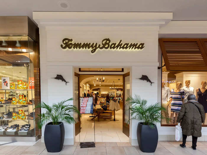 Tommy Bahama’s over 160 clothing stores are a familiar staple at malls across the US.