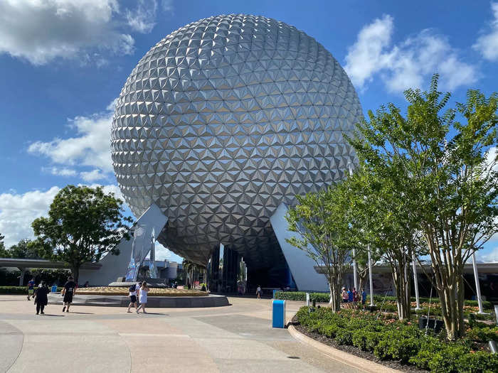 I ride the PeopleMover or Spaceship Earth when I need to rest.