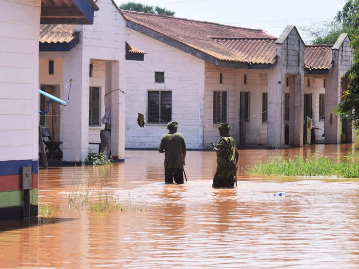 Rains are expected to continue into January. 